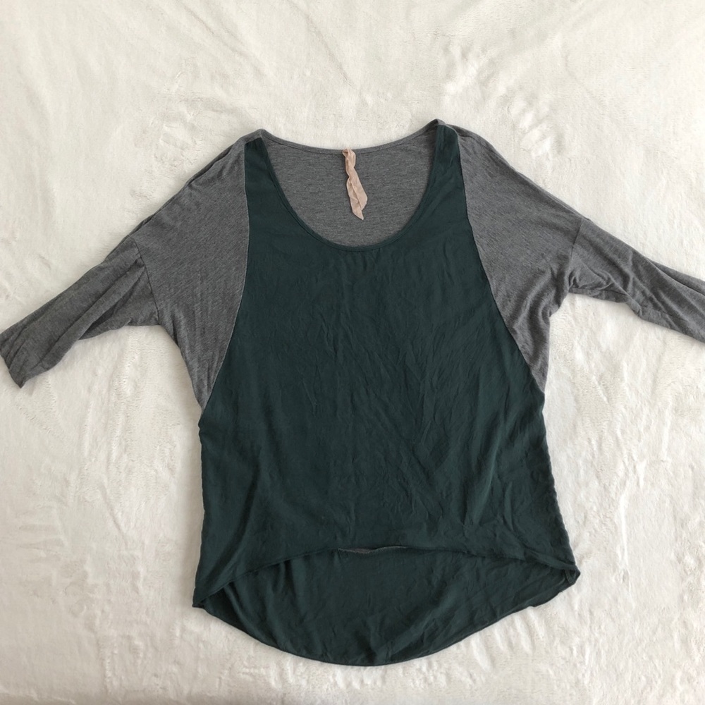 Bailey 44 silk and jersey top